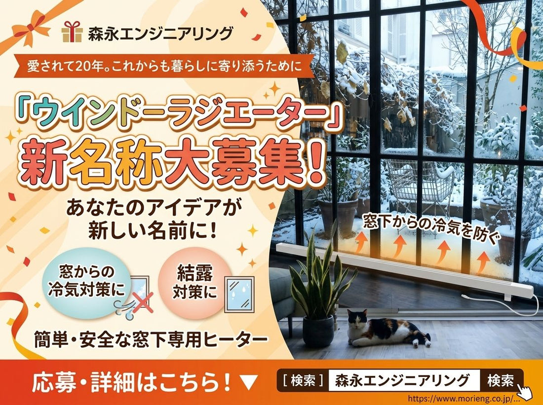 『森永ウインドーラジエーター』　新名称募集のご案内